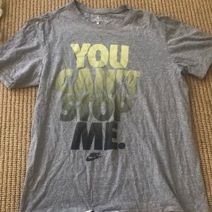 Nike you can’t stop me gray T-shirt M